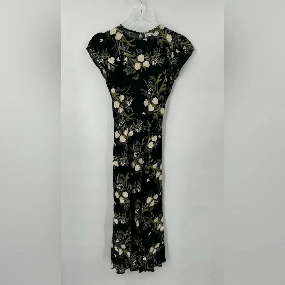 Reformation Gavin Midi in Anastasia Dress Size 0 B1602 - Picture 4 of 7